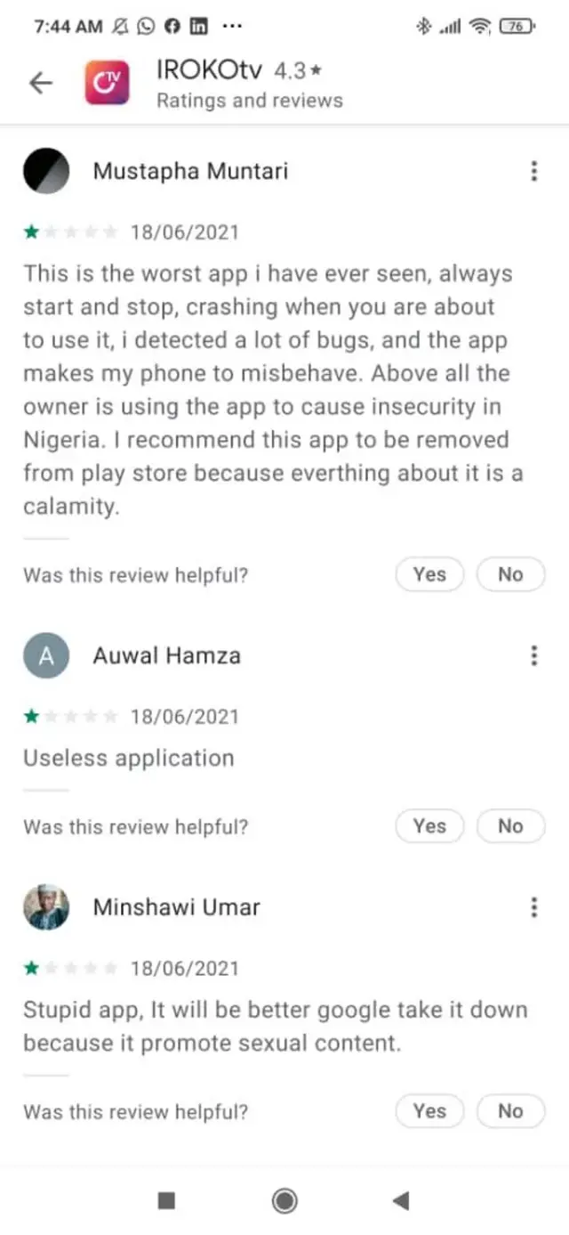 Ihe e dere na Playstore