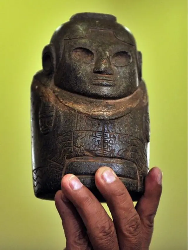 Estatuilla preinca que sería un antecedente del Ekeko.