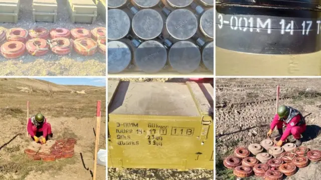 ANAMA cəbhəboyu ərazilərdə 270 partlamamış hərbi sursat aşkarlandığını bildirib