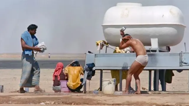 आखाती युद्धादरम्यानचं एक दृश्य