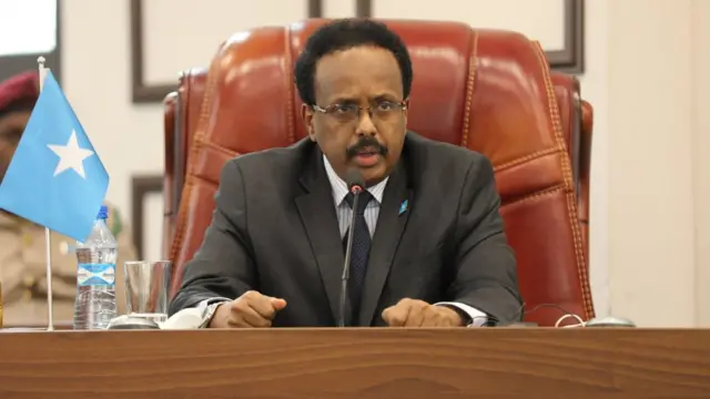 Madaxweynaha Soomaaliya Maxamed Cabdullaahi Farmaajo