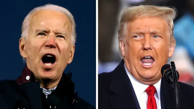 ABD Başkan Joe Biden ve selefi Donald Trump