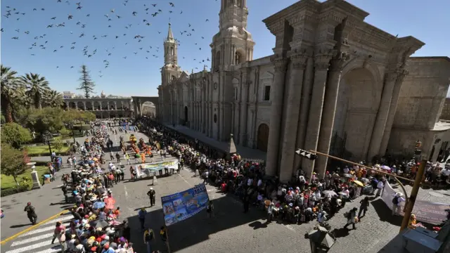 Plaza central de Arequipa