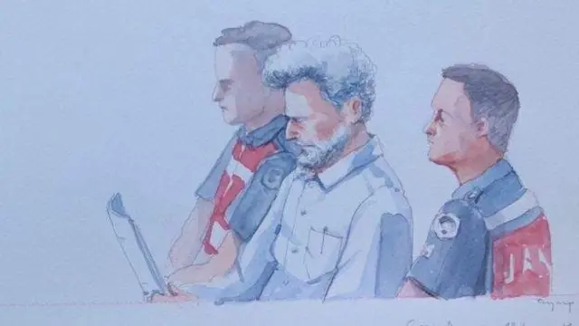 Osman Kavala duruşma çizim