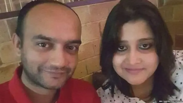 अपने पति अनस सिद्दिकी के साथ तन्वी सेठ