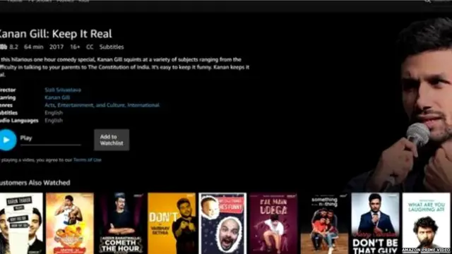 कॉमेडी. अमेज़न प्राइम वीडियो, नेटफ़्लिक्स