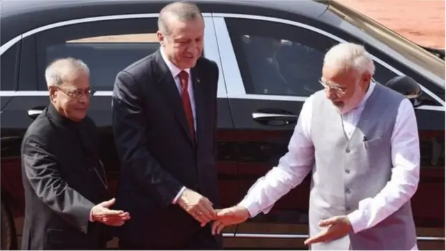 प्रणब मुखर्जी, अर्दोगान, नरेंद्र मोदी