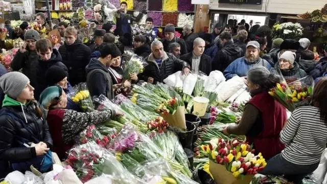 'اجاره گل' روسی برای روز جهانی زن