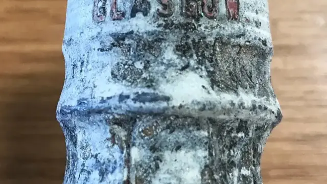 Une bouteille trouvée à bord de la Valachie