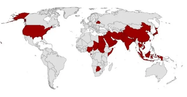 ఆమ్నెస్టీ ఇంటర్నేషనల్ సమాచారం ప్రకారం 2013-17 మధ్య మరణశిక్షను అమలు చేసిన దేశాలు