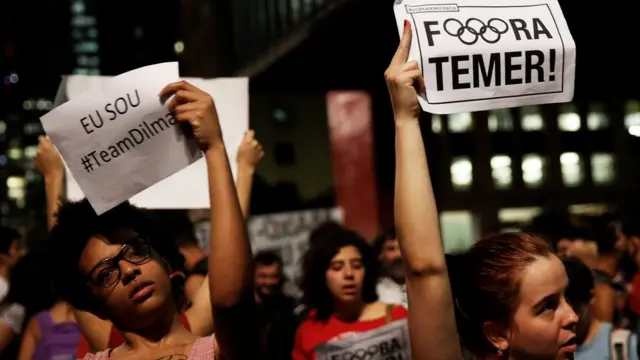 Protesta contra Temer