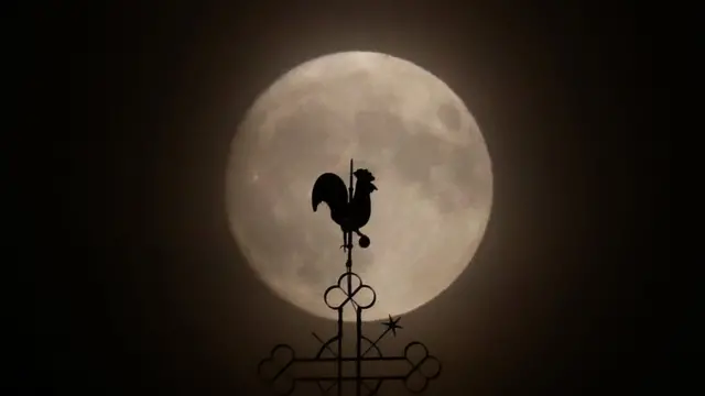 Hanau, Almanya'dan 'süper Ay' görüntüsü