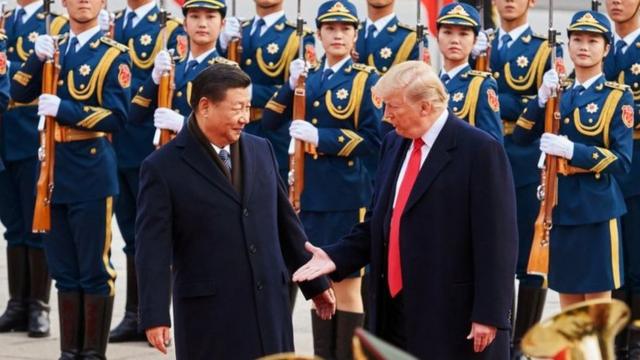 Xi Jinping e Donald Trumprobo futebol virtual betanoencontrorobo futebol virtual betano2017