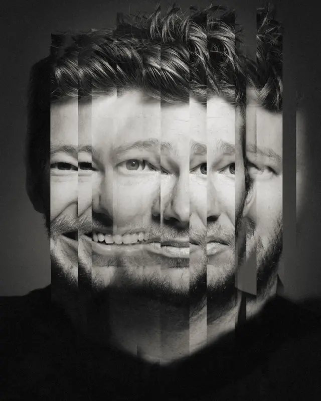 Rostro de una persona mostrando varios estados de ánimo.