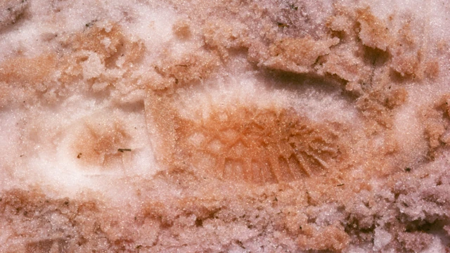 Nieve rosada en las Montañas Rocosas