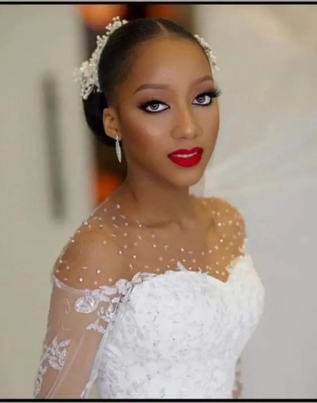 صورة العروس التي أثارت جدلاً على وسائل التواصل الاجتماعي