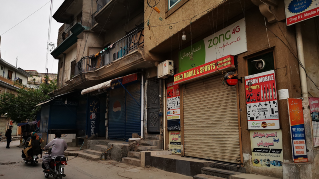巴基斯坦许多商店已经关门