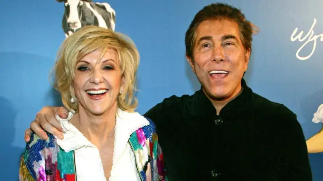 अपनी पूर्व पत्नी ऐलेन वायन के साथ स्टीव वायन