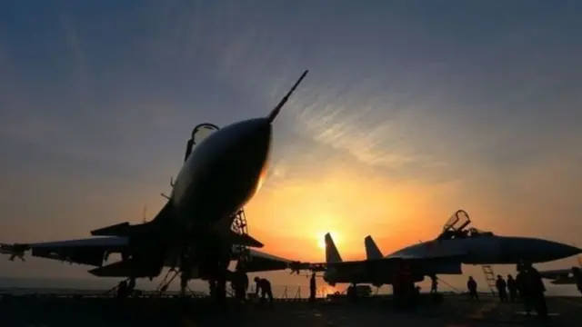 ચીનના વિમાનની તસવીર