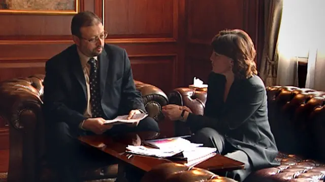 Jamal Khashoggi akiwa na Jane Corbin mwaka 2004