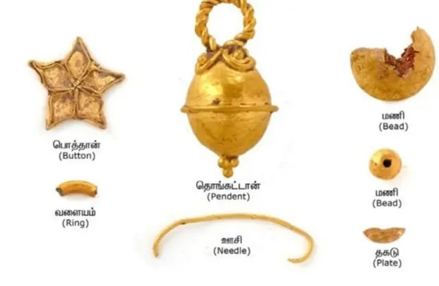 ખોદકામ સમયે સોનાનાં ઘરેણાં મળ્યાં હતાં