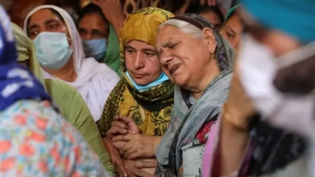 हमले में मारी गई सरकारी स्कूल की प्रिंसिपल सुपिंदर कौर के परिजन शोक में हैं