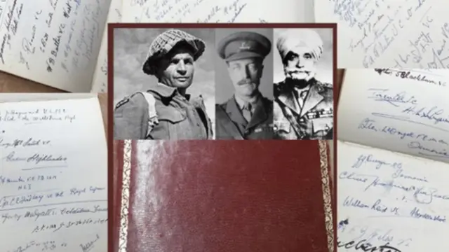 Victoria Cross autograph book sells for £4,500 at auction