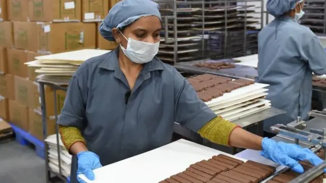 અમુલમાં કામ કરતા મહિલાની તસવીર