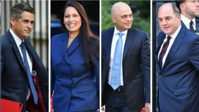 شماری از اعضای کابینه جدید بریتانیا