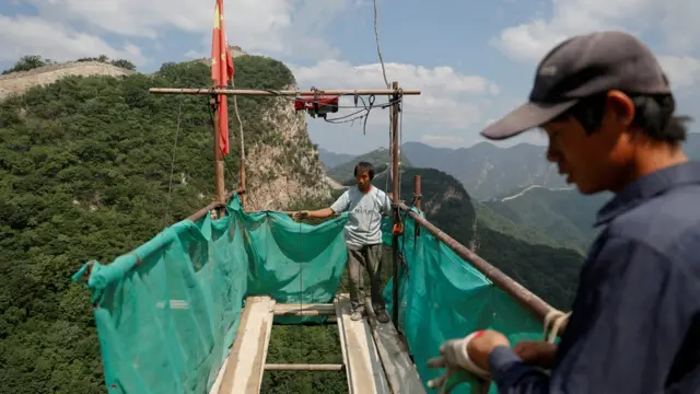 ترمیم دیوار چین