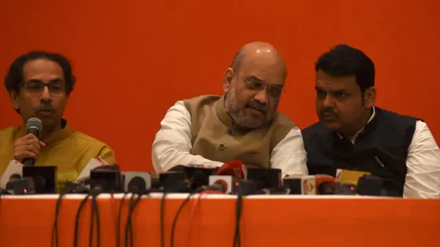 उद्धव ठाकरे, देवेंद्र फडणवीस, अमित शाह