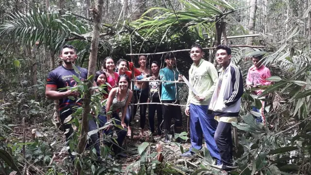 Alunos na Amazônia