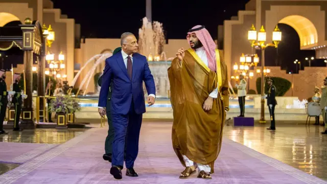 بن سلمان و مصطفی کاظمی