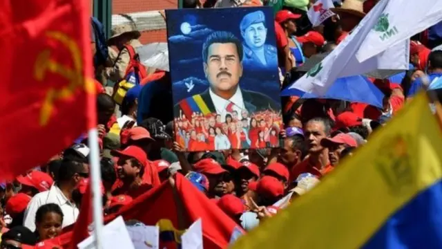 仍然有不少人支持馬杜羅