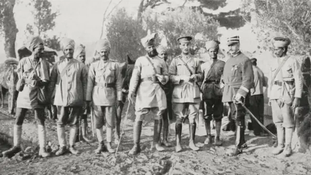 మొదటి ప్రపంచ యుద్ధంలో భారత సైనికులు