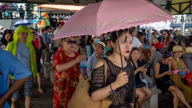 Du khách Trung Quốc ở Nha Trang