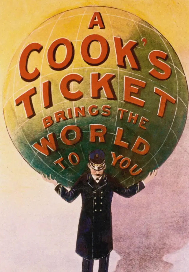 Anuncio de la agencia de viajes Thomas Cook.