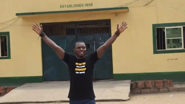 Agba Jalingo afta dem free am on February 17, 2020