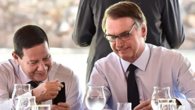 Hamilton Mourão e Jair Bolsonaro