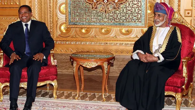 Rais wa zamani wa Tanzania, Jakaya Kikwete na Sultan Qaboos