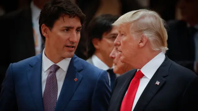trudeau y trump