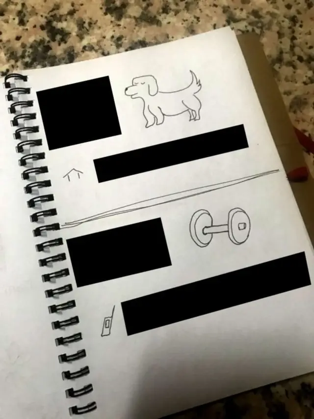 buta huruf, gambar, spanyol, nenek, cucu