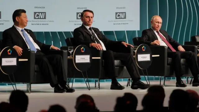 शी जिनपिंग, पुतिन और बोलसोनारो