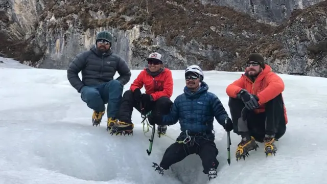 प्रशिक्षणका क्रममा हरिबहादुर बुढा मगर