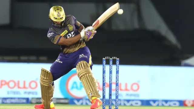 राहुल त्रिपाठी ने 19 रन बनाए