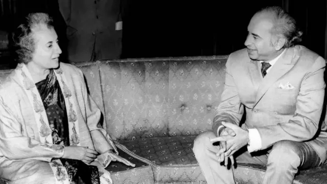 इंदिरा और भुट्टो