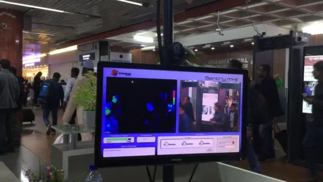 ঢাকা শাহজালাল বিমানবন্দরের থার্মাল স্ক্যানার