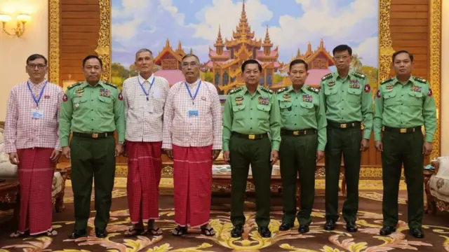 မွန်ပြည်သစ်ပါတီနဲ့ စစ်ကောင်စီတွေ့ဆုံ