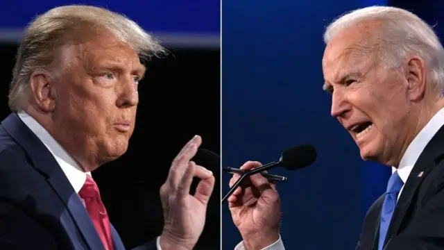 ડોનાલ્ડ ટ્રમ્પ અને જો બાઇડન