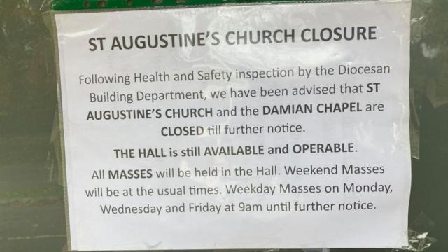 Collapse prone concrete forces Daventry church closure